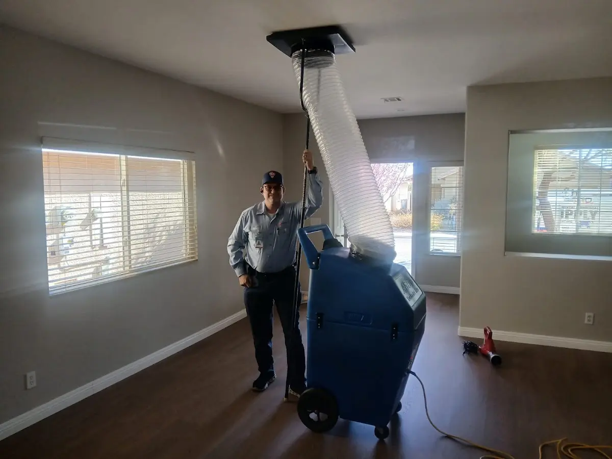 Professional Dryer Vent Cleaning work inside a Oak Creek home